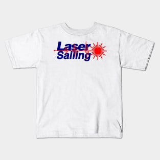 Laser sailing class logo heartbeat Kids T-Shirt